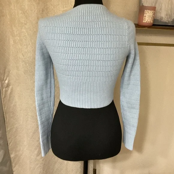 LA HEARTS knit sweater in light blue - Picture 3 of 6